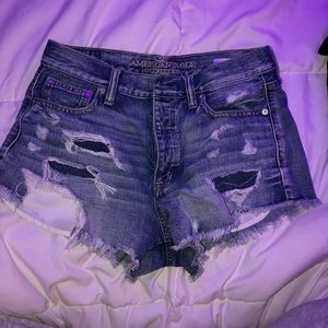 American eagle jean shorts